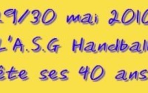 L'ASG Handball fête ses 40 ans !