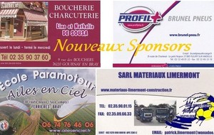 Nouveaux sponsors...