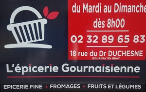 Merci à L'Épicerie gournaisienne, nouveau partenaire de l'A.S Gournay Pays de Bray Handball