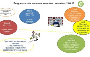 Programme Vacances Avril