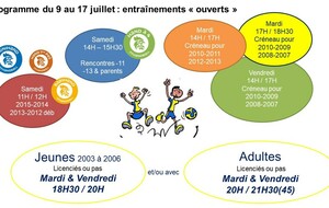 Retour au Hand, le VRAI ou presque pour les adultes !!! Venez nous rejoindre les 9, 13 et 16 juillet à 20h