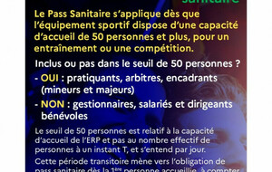 Une reprise soumise au Pass sanitaire