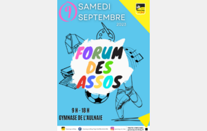 Forum des associations 9 septembre !