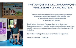 Reprise du Hand'Fauteuil