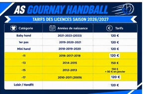 TARIF DES LICENCES