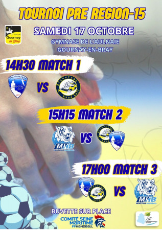 Tournoi Pré-Région -15